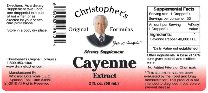 Christopher's Original Formulas Cayenne Extract - 2 fl oz Liquid | Premium Herbal Supplement for Wellness - Image 5