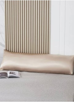 Silky satin, 1-piece long pillow cover, beige. - pzsku/ZA814782B415CD0C75DF4Z/45/_/1709404966/ee865ac6-3c31-4b49-a887-599203c2bf5a