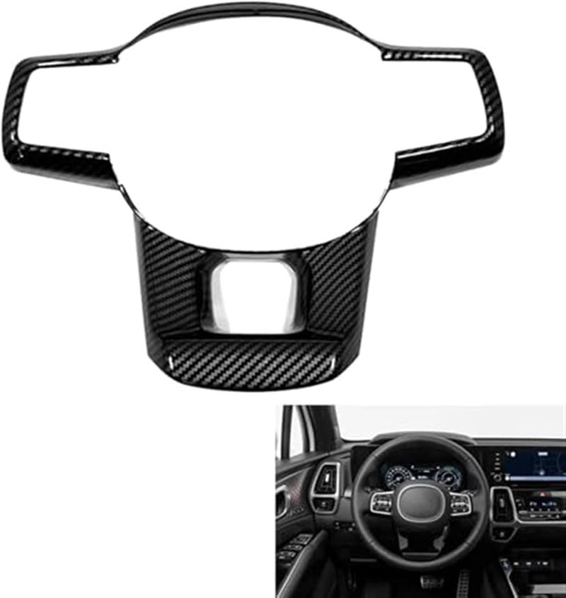 Wivplex Carbon Steering Wheel Trim for Kia Sorento MQ4 - Image 2