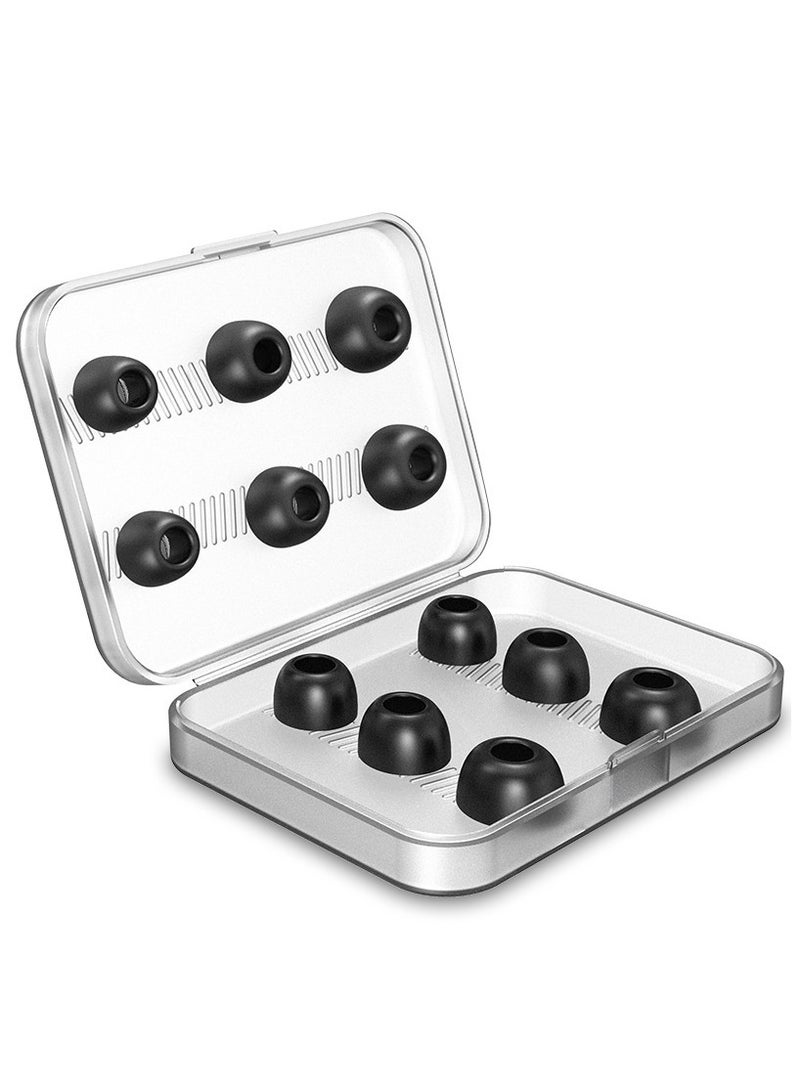 12-Piece AirPods Pro Replacement Ear Buds – Premium Silicone Tips, Noise Cancelling, Comfort Fit (S/M/L Sizes) + Bonus Case  - Image 1