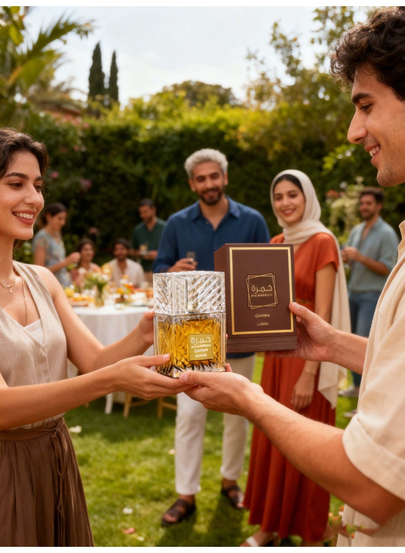 Lattafa KHAMRAH QAHWA  Perfume Gift Set 100ML - Image 5