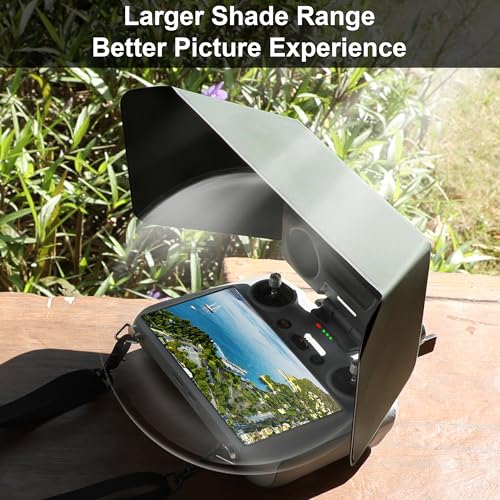 FPVtosky RC 2 Sun Hood Shade with Lanyard for DJI Mini 5 Pro/Mini 4 Pro/Flip/Air 3 Accessories, RC2 Controller Screen Protector Joystick Cover [ONLY for RC 2 Controller] - Image 3
