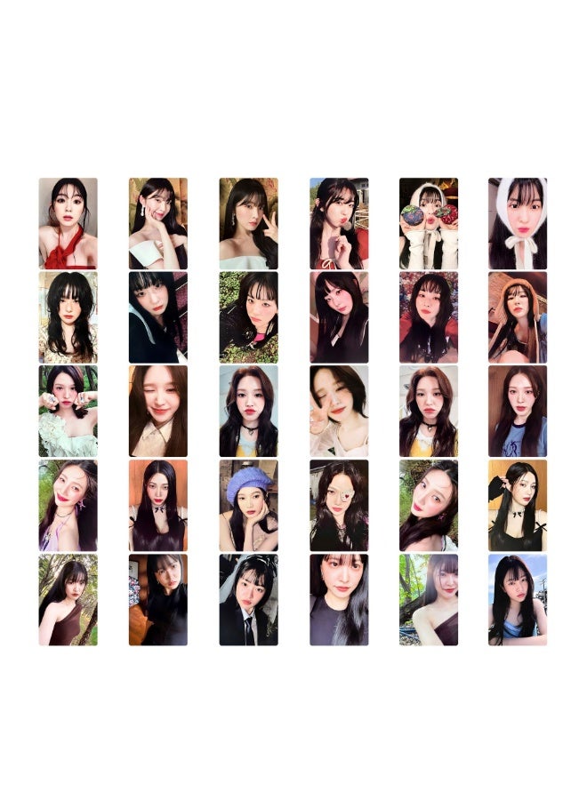 NIBEMINENT 5 Pcs Kpop Red Velvet - Chill Kill Lomo Cards Card For Fans Collection Gifts - Image 3