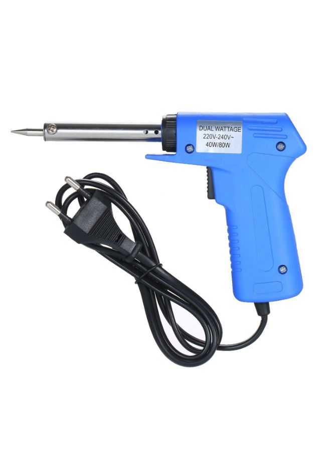 NIBEMINENT Electric Soldering Iron Gun Blue/Black/Silver 20centimeter  - Image 2