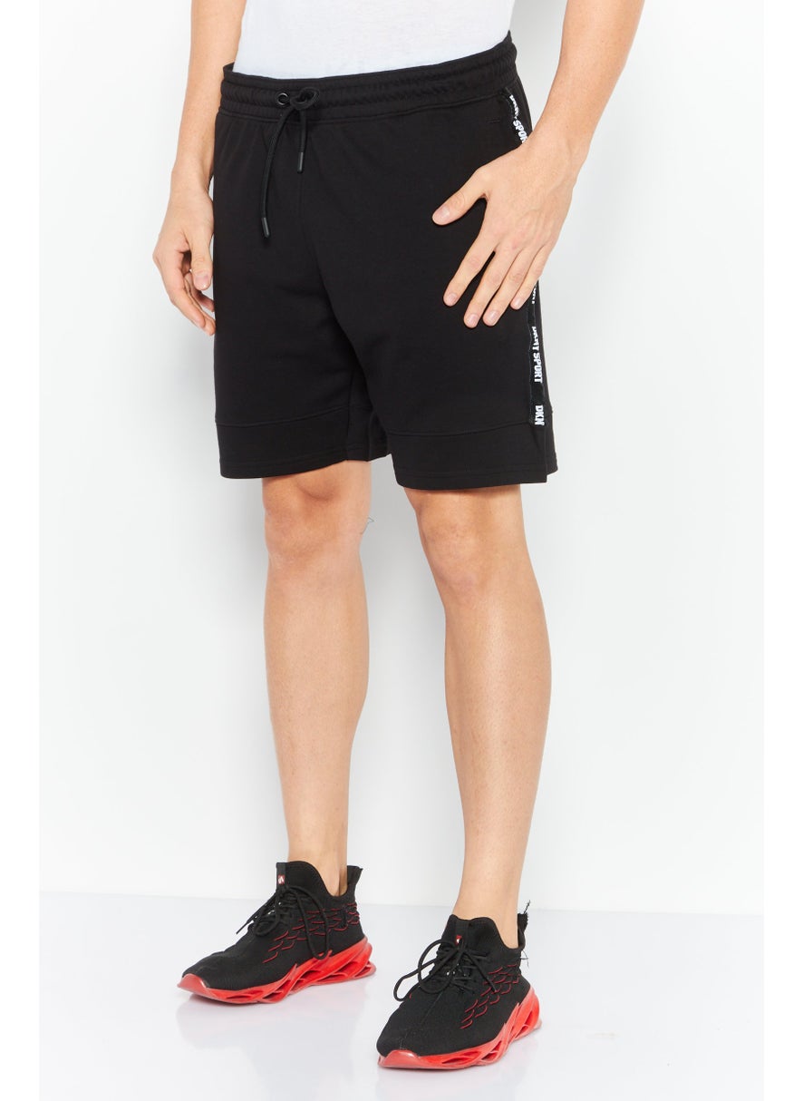 DKNY Sport Men Sportswear Fit Training Short, Black  - Image 1