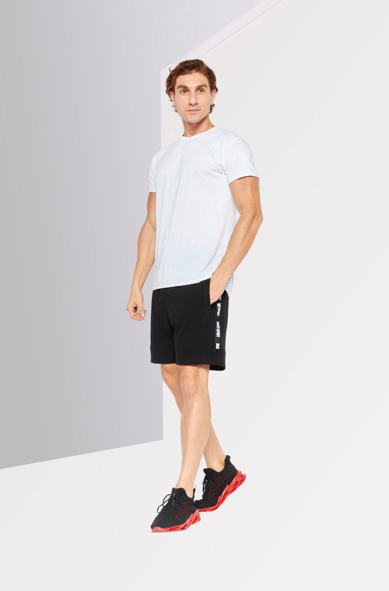DKNY Sport Men Sportswear Fit Training Shorts, Black - Image 2