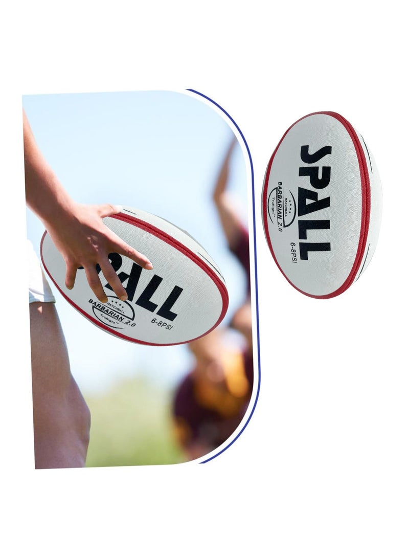 Spall Rugby Ball For Youth And Adult Players Sports Outdoor Professional Synthetic Rubber Grade Supe Grip Heavy Duty And Durable Hand Stitched Football Standard Training Official Balls - Image 2