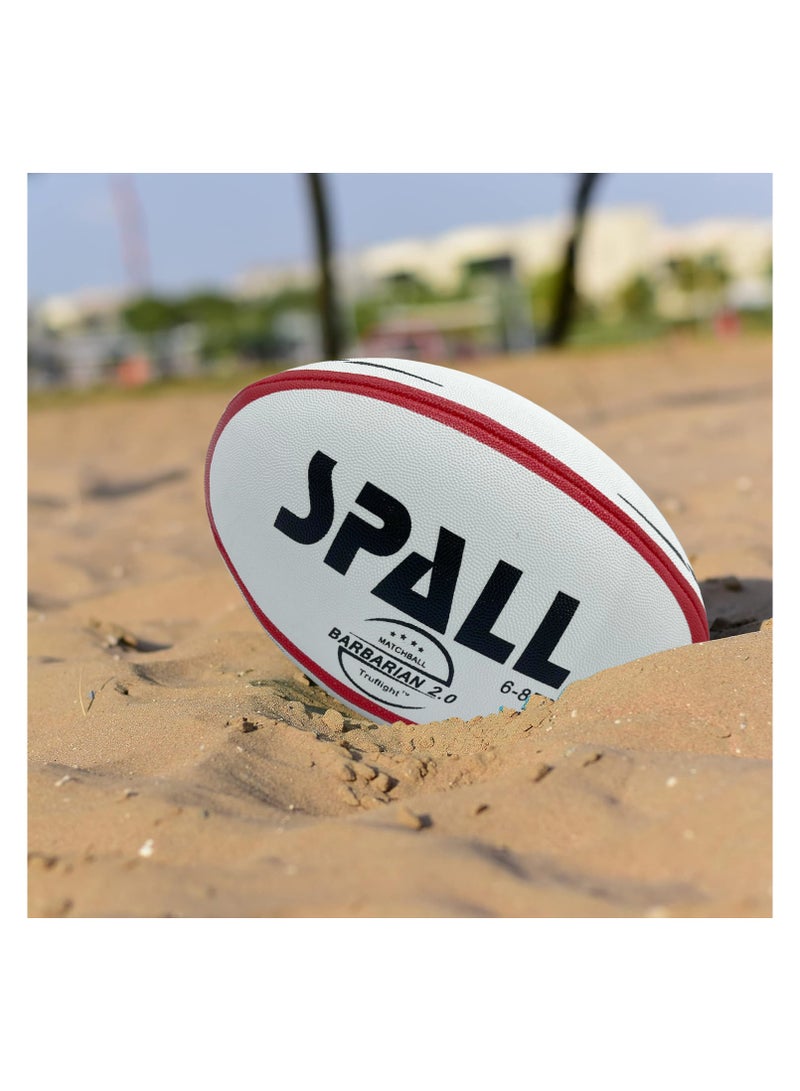 Spall Rugby Ball For Youth And Adult Players Sports Outdoor Professional Synthetic Rubber Grade Supe Grip Heavy Duty And Durable Hand Stitched Football Standard Training Official Balls - Image 3