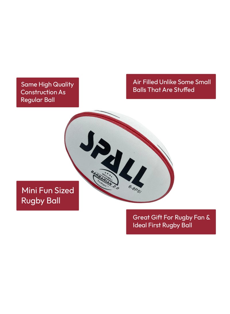 Spall Rugby Ball For Youth And Adult Players Sports Outdoor Professional Synthetic Rubber Grade Supe Grip Heavy Duty And Durable Hand Stitched Football Standard Training Official Balls - Image 4