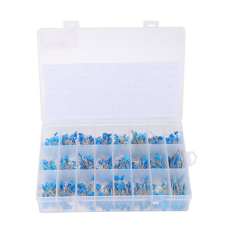 700Pcs Ceramic Capacitor 1KV High Voltage 24 Values Assortment Kit Set for Radio TV - Image 5