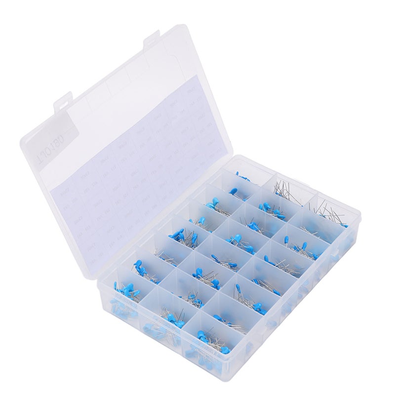 700Pcs Ceramic Capacitor 1KV High Voltage 24 Values Assortment Kit Set for Radio TV - Image 2