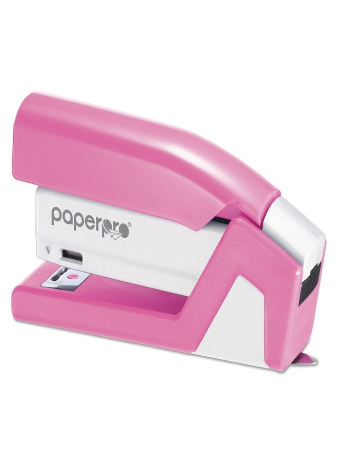 PaperPro 1588 - Pink Ribbon Compact Stapler, 15-Sheet Capacity, Pink/White - Image 3