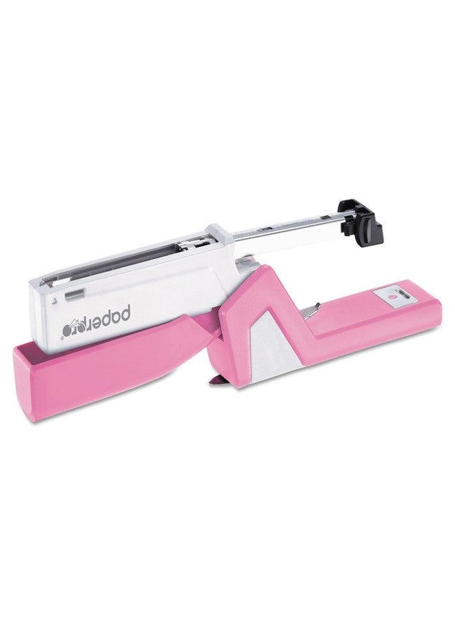 PaperPro 1588 - Pink Ribbon Compact Stapler, 15-Sheet Capacity, Pink/White - Image 5