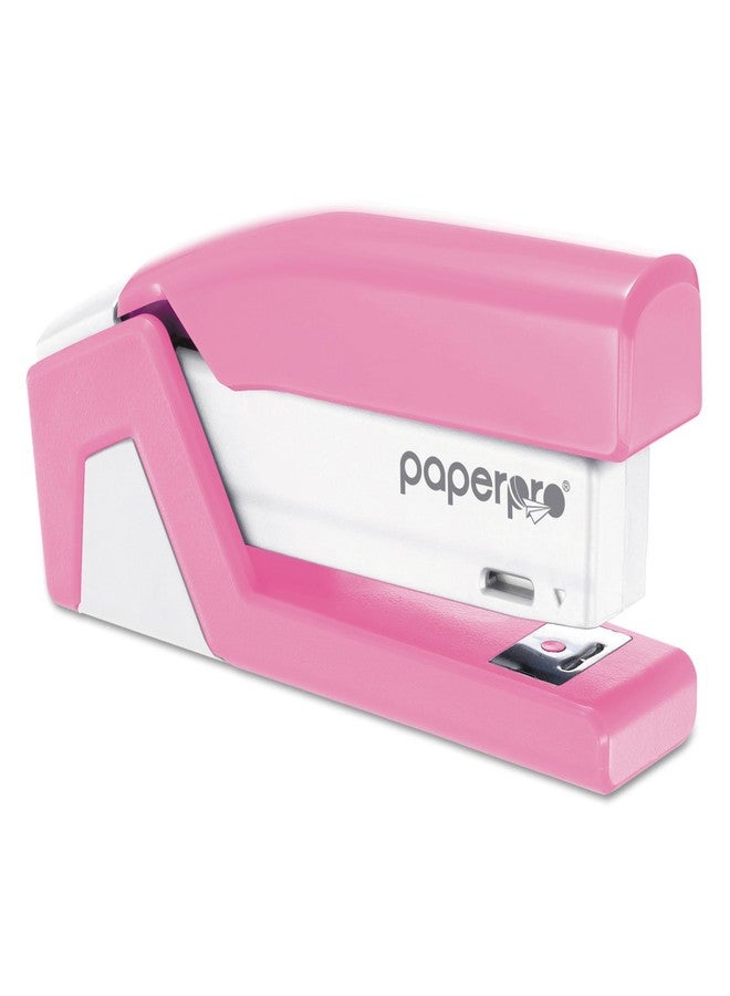 PaperPro 1588 - Pink Ribbon Compact Stapler, 15-Sheet Capacity, Pink/White - Image 2