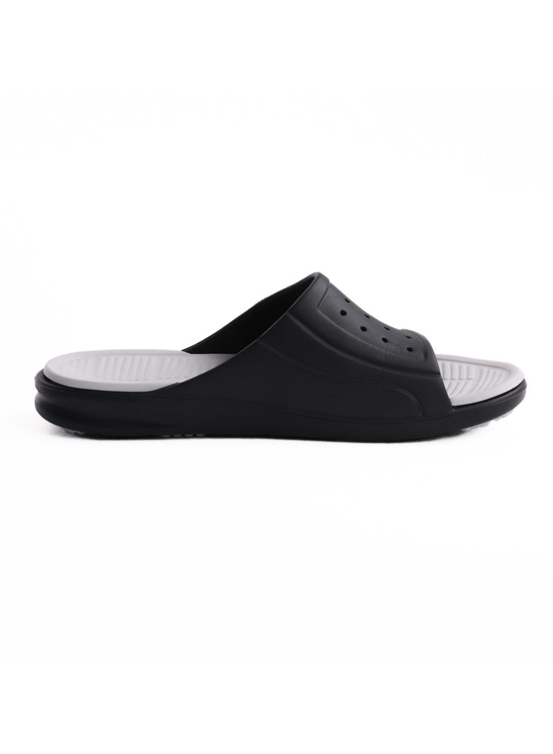 Onda Onda Panama Comfortable, Light Weight & Stylish Slide Sandal for Men - Black & Grey - 40/41  - Image 4