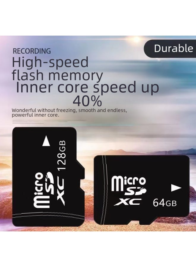 Direct High-speed Memory Card 16G TF Card 32G Mobile Phone 128G Camera 64G Monitoring Driving Recorder-Color:Black And White-Capacity:32GB-High Speed C10-U3 Premium Edition - Image 3