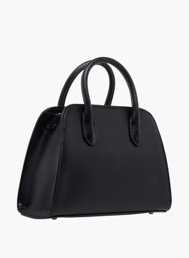 Flora Bella By Shoexpress Solid Tote Bag with Detachable Strap