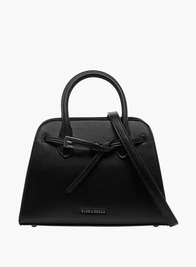 Flora Bella By Shoexpress Solid Tote Bag with Detachable Strap