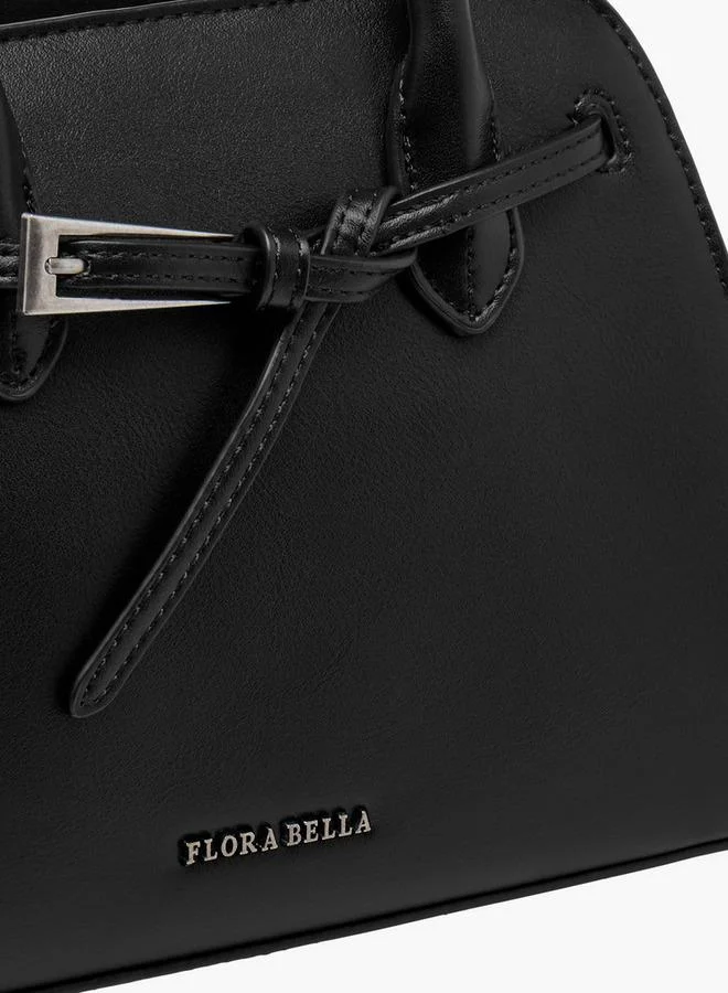 Flora Bella By Shoexpress Solid Tote Bag with Detachable Strap