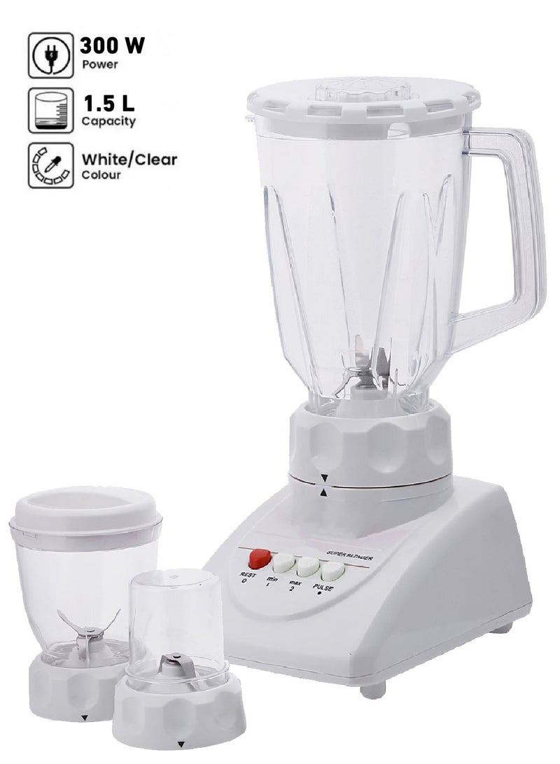 REFURA 3 in 1 Blender and Grinder 1500ml 300 watt - Image 2
