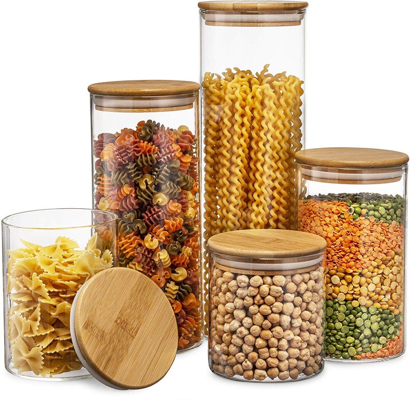 Cloudsell Glass Canisters 1050 ml Clear - Image 1