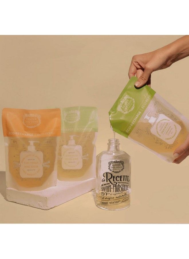 PANIER DES SENS Jasmine Liquid Hand Soap Refills Liquid Marseille Soap Made In France 96% Natural 2X 16.9Floz/500Ml  - Image 5