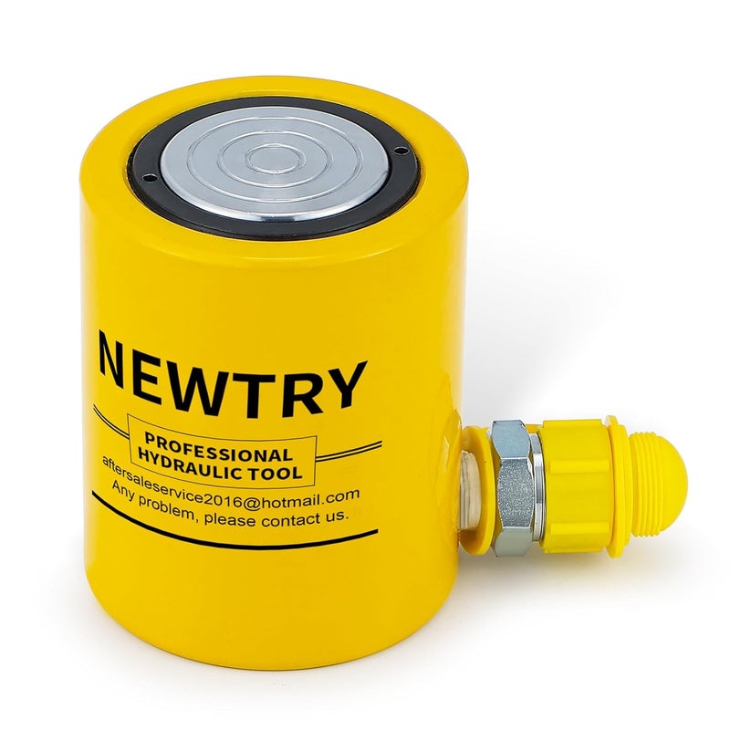 NEWTRY 20 ton Hydraulic Ram Cylinder Jack 2’’/50mm Stroke Porta Power Ram Industrial Lifting Jack Retract Automatically - Image 2