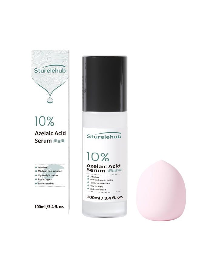 Sturelehub سيروم حمض الأزيليك 10%، 3.4 أونصة سائلة / 100 مل، سيروم حمض الأزيليك لتقليل احمرار الوجه - Image 1