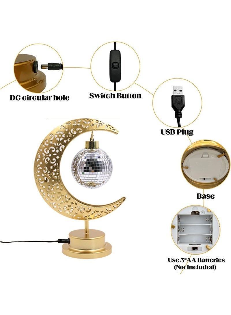 جيوان ديكورات رمضان للمنزل 2026 ، مصباح الهلال والقمر والنجم للديكور عيد مبارك ، أضواء رمضان تعمل بالبطارية أو USB للديكور المنزلي للحفلة ، هدايا رمضان للأصدقاء العائلة - Image 3