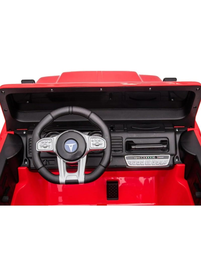 RALLY Kids Electric Ride-On Car (Toyota Design) | 24V 7Ah Battery | 4 Motors | EVA Tires | Leather Seat | MP3 & USB | Two Seater | Age 3–8 Years - Image 2