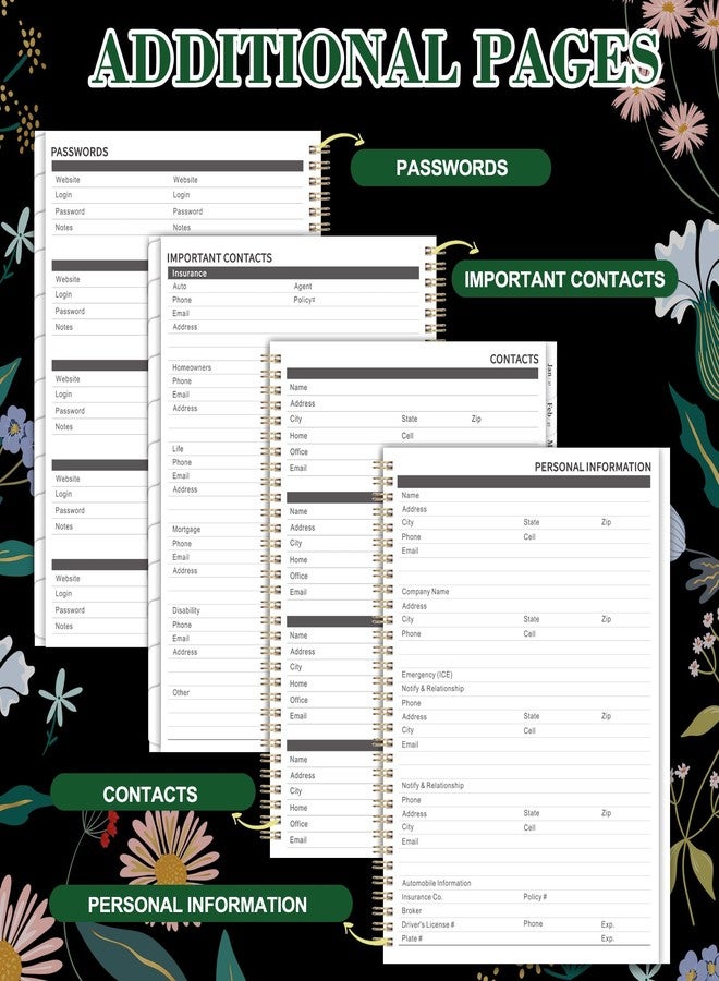 Vondafe 2026-2031 Monthly Planner - 5 Year Planner, July 2026 - June 2031, 9" x 11", 5 Year Calendar 2026-2031 Monthly Planners, Calendar Planners with 60 Months Tabs, Double-Side Pocket, Notes Pages - Image 5