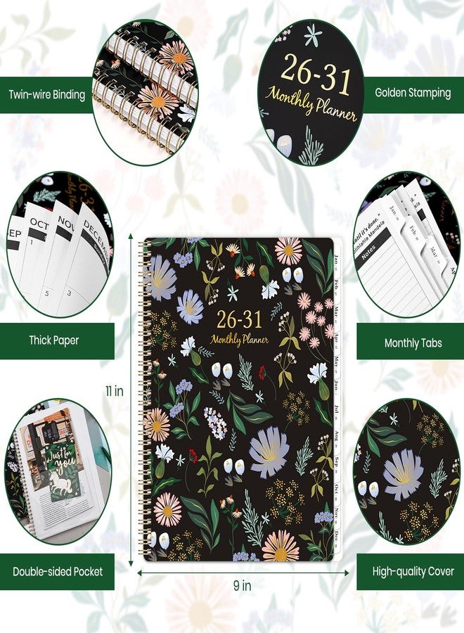 Vondafe 2026-2031 Monthly Planner - 5 Year Planner, July 2026 - June 2031, 9" x 11", 5 Year Calendar 2026-2031 Monthly Planners, Calendar Planners with 60 Months Tabs, Double-Side Pocket, Notes Pages - Image 3