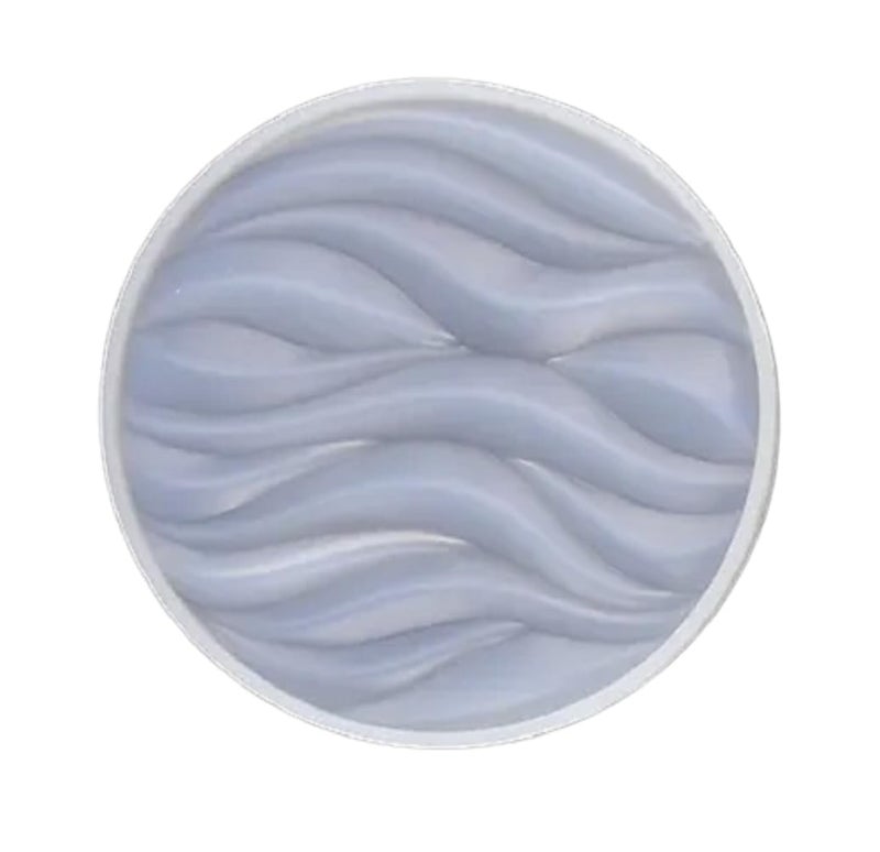 Snoogg SNOOGG ™1 Pack 10CM 3D-Depth Heavy Duty Coaster Design 3D Silicone Molds for Epoxy Resin Casting for Event, Resin Art Casting, Epoxy, Wedding,Valentine,Anniversary Gift  - Image 1