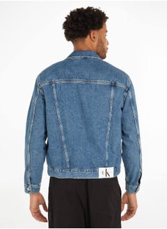 Calvin Klein Jeans Calvin Klein Jeans Men's Jackets - Straight fit - Outwear - Cotton, Denim , Blue  - Image 3