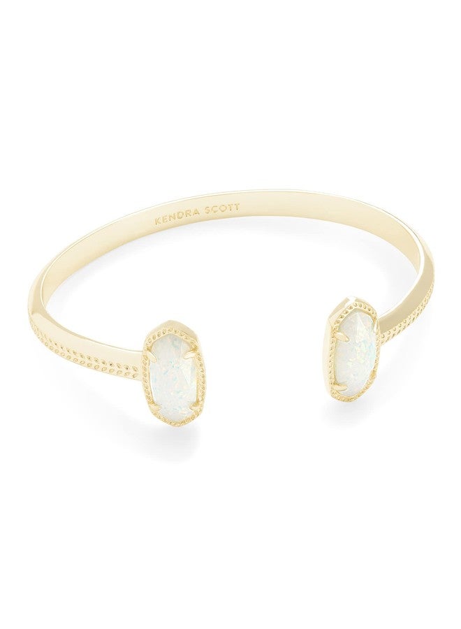 Kendra Scott Elton Bracelet in 14k Gold-Plated Brass, Fashion Jewelry for Women, White Opal - Image 1