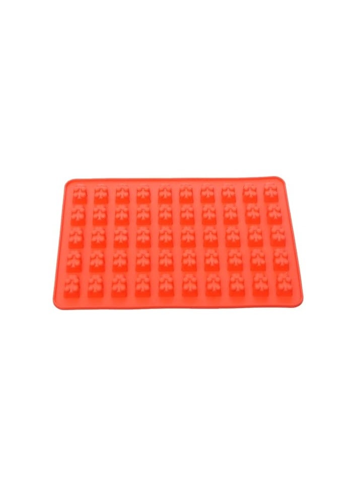 صينية جيلي صغيرة من السيليكون بتصميم دب لتضفي شكلًا جميلًا للهلام وتتمتع بمرونة للمطبخ