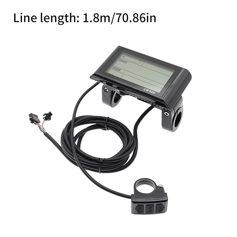 عداد السرعة الكهربائي بشاشة LCD مع موصل عالمي 24V-48V - Image 4