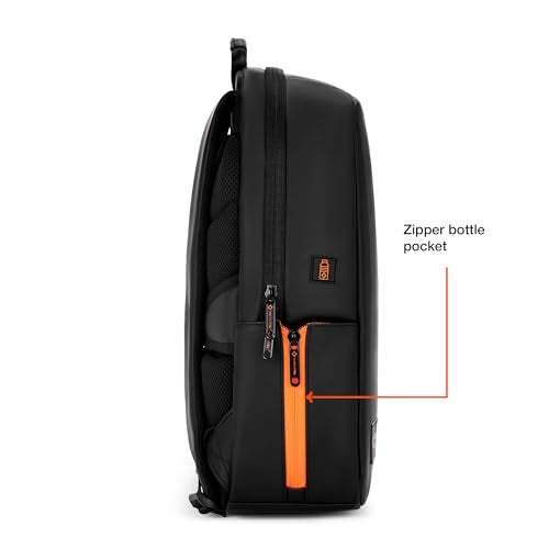 Nasher Miles Tribeca Premium Polyurethane Laptop Backpack 17L | Ideal for College, School, Office, Travel | Men, Women, Boys, Girls (Black) - Image 5