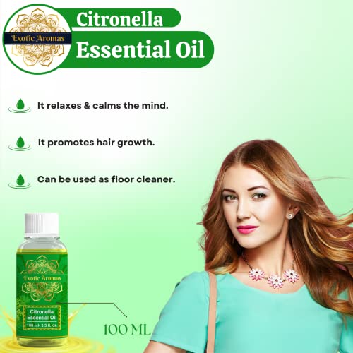 Exotic Aromas Citronella Essential Oil,100 Ml - Image 3
