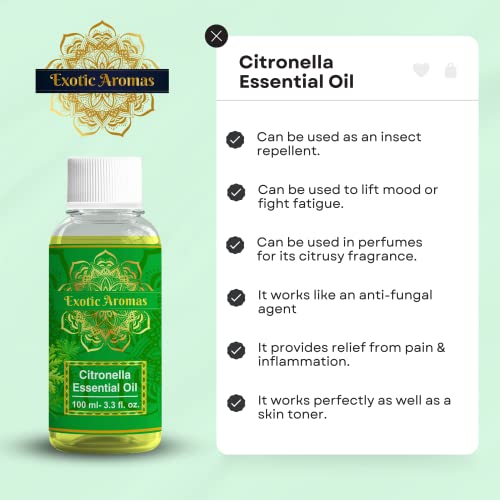 Exotic Aromas Citronella Essential Oil,100 Ml - Image 4