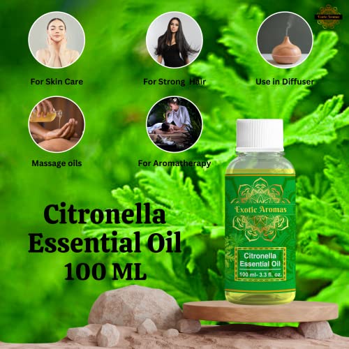 Exotic Aromas Citronella Essential Oil,100 Ml - Image 2
