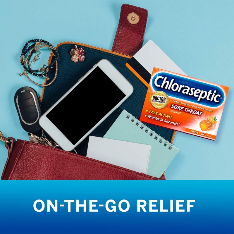 Chloraseptic Citrus Sore Throat Lozenges - Image 5