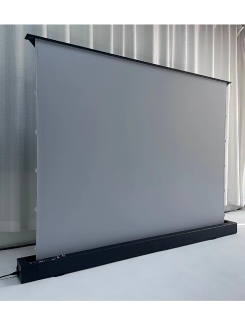 Portable Projector Screen with Stand, 100 Inch, PVC Grey, Aluminium Alloy Frame, Manual and Remote Control