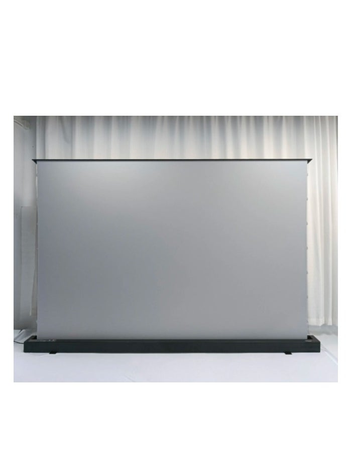 Generic - Portable Projector Screen with Stand, 100 Inch, PVC Grey, Aluminium Alloy Frame, Manual and Remote Control - Image 1