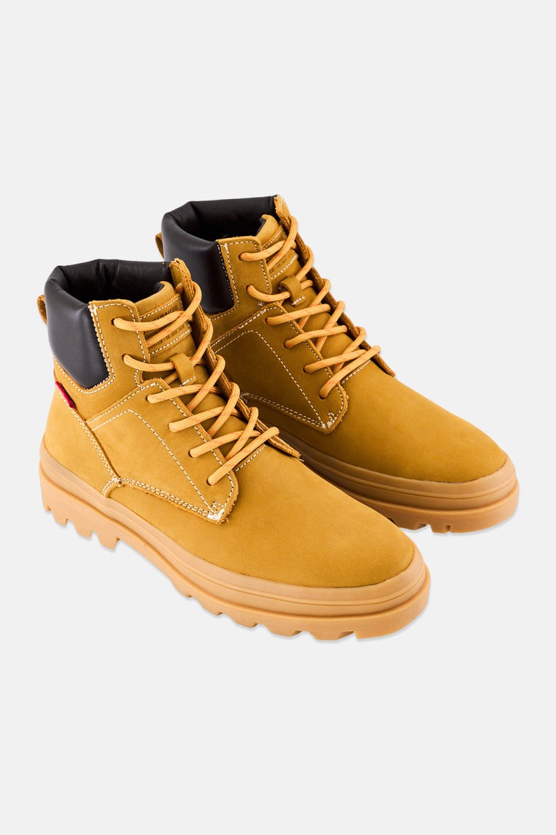 Levi's Women Camp 03 Lace Up Ankle Boots, Mustard  - Image 1