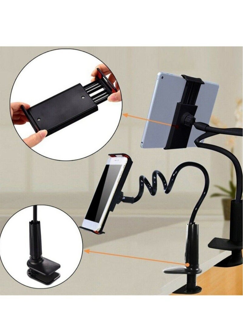 360º Gooseneck Flexible Lazy Bed Clamp Stand Holder Mount For iPad Tablet Phone - Image 4