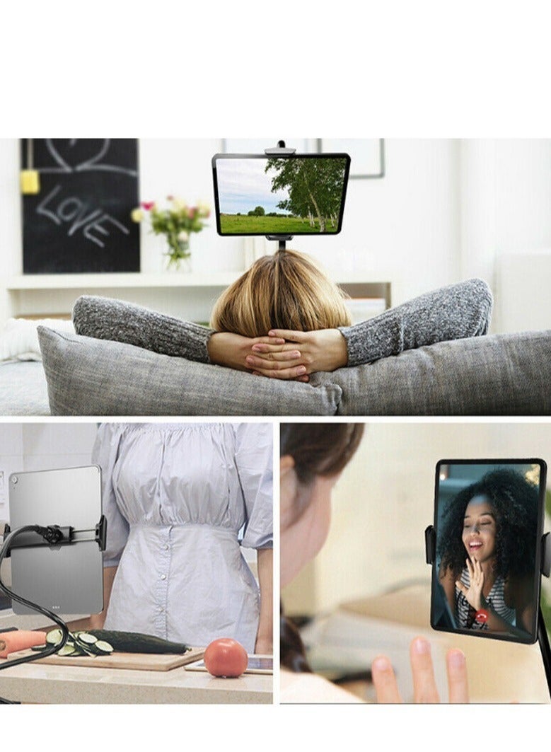 360º Gooseneck Flexible Lazy Bed Clamp Stand Holder Mount For iPad Tablet Phone - Image 3