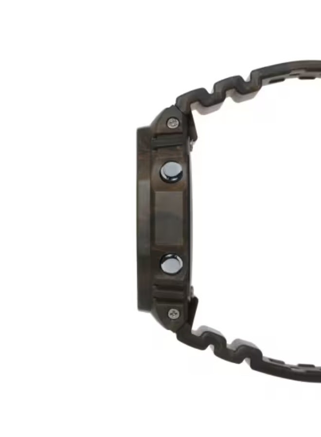 G-SHOCK Analog-Digital Watch GA-2100FR-5A, 45.4 mm Black Dial, Carbon-Core Guard Resin Case & Strap, Shock-Resistant, 200 m WR - Image 2