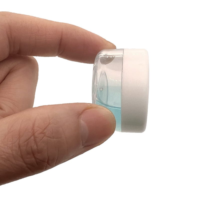 MYYZMY 30 Pcs Sample Containers  10 Gram Mini Sample Jars For Cosmetic  Eye Shadow  Multi Color Lid - Image 3