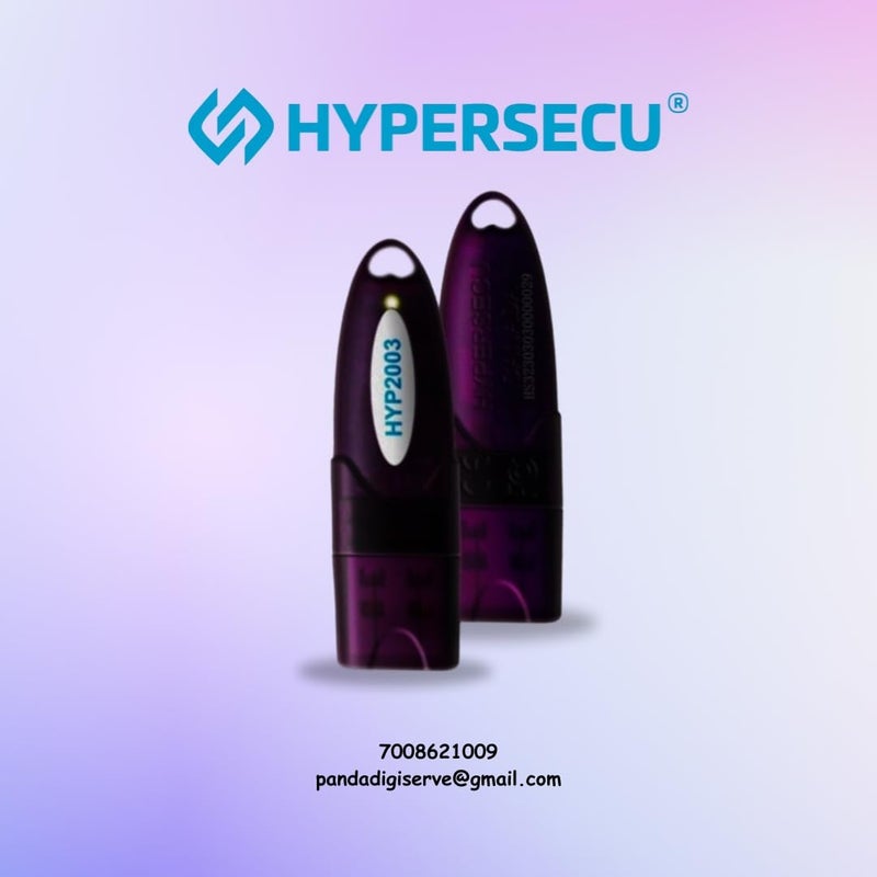 HyperPKI | HYP2003 Token Plug & Play USB Digital Token | Class 3 DSC Token | New HS Series | (ePass 2003 Auto) FIPS USB Token (FIPS 140-2 Level 3 Certified) for Class 3 Digital Signature Certificate - Image 2